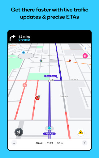 Waze Navigation & Live Traffic screenshot
