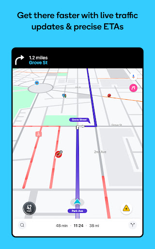 Waze Navigation & Live Traffic screenshot