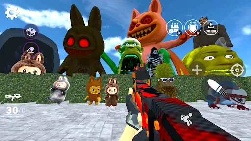 Nextbots In Backrooms: Shooter screenshot