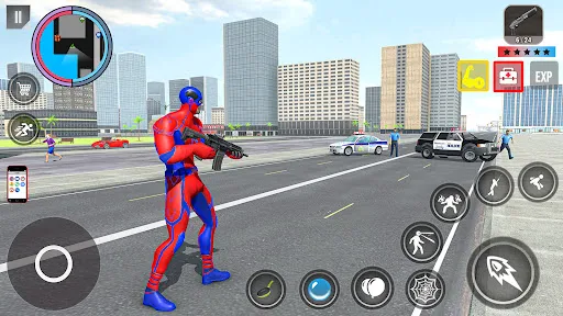 Rope Action City Fighting Game screenshot