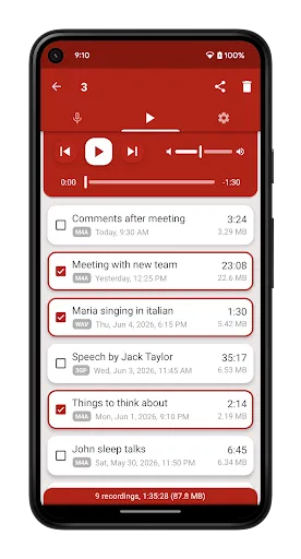 Voice Recorder Pro screenshot