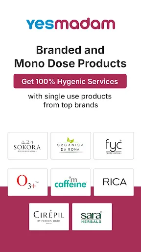YesMadam Salon & Spa at Home screenshot