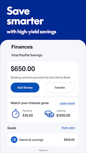 PayPal - Pay, Send, Save screenshot