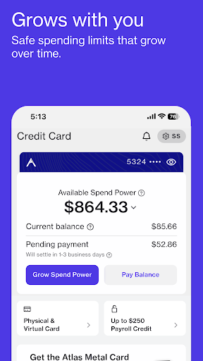 Atlas - Rewards Credit Card screenshot