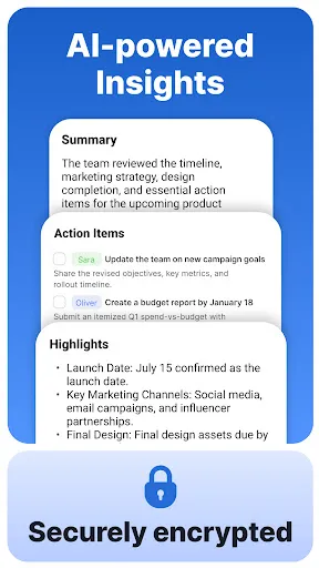 Summary - AI Note Taker screenshot