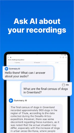 Summary - AI Note Taker screenshot