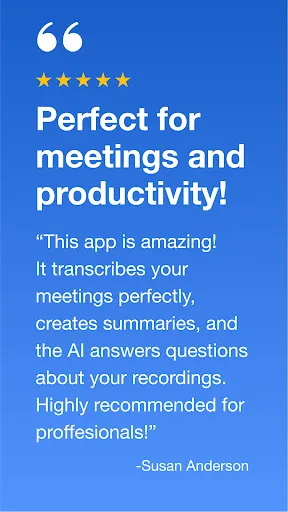 Summary - AI Note Taker screenshot