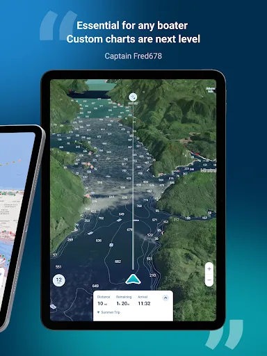 Wavve Boating: Marine Boat GPS screenshot
