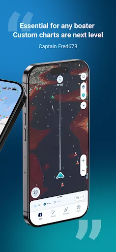 Wavve Boating: Marine Boat GPS screenshot