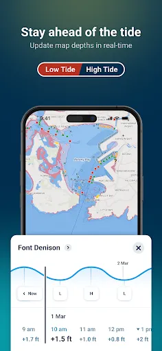 Wavve Boating: Marine Boat GPS screenshot