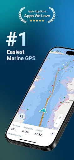 Wavve Boating: Marine Boat GPS screenshot