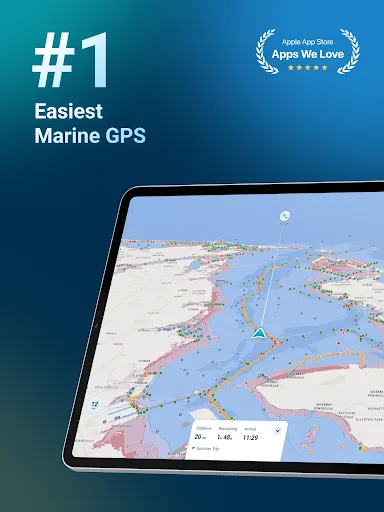Wavve Boating: Marine Boat GPS screenshot