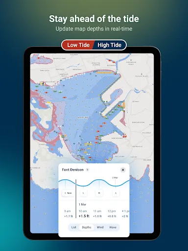 Wavve Boating: Marine Boat GPS screenshot