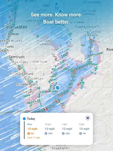 Wavve Boating: Marine Boat GPS screenshot