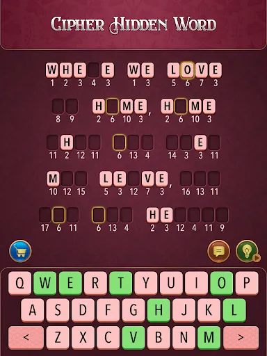 Word Code - Cryptogram Puzzle screenshot