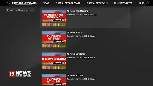 WOIO Cleveland 19 News screenshot