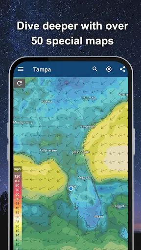 Weather forecast & live radar screenshot