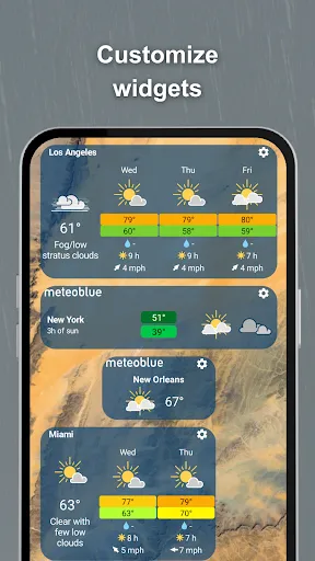 Weather forecast & live radar screenshot
