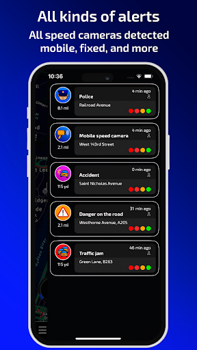 Radarbot: Radar Detector, GPS screenshot