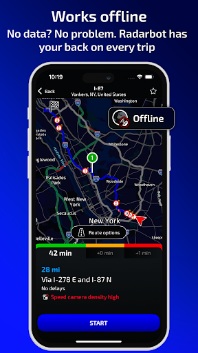 Radarbot: Radar Detector, GPS screenshot