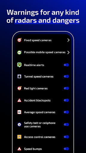 Radarbot: Radar Detector, GPS screenshot