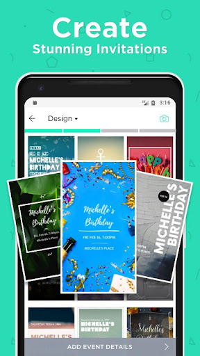 Hobnob - Invitation Card Maker screenshot