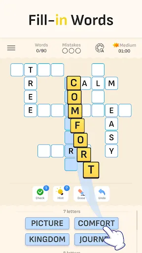 Fill-in Word: Crossword Puzzle screenshot