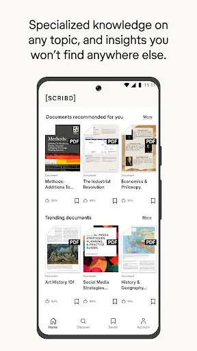 Scribd: 300M+ documents screenshot