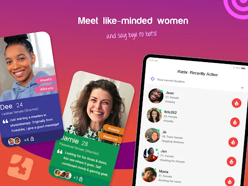 Only Women - Lesbian Dating screenshot