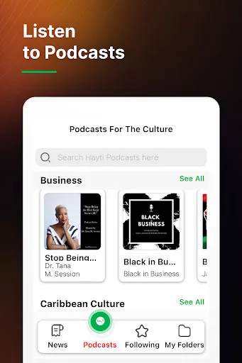 Hayti: Black News and Podcasts screenshot