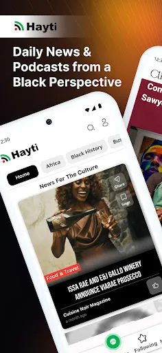Hayti: Black News and Podcasts screenshot