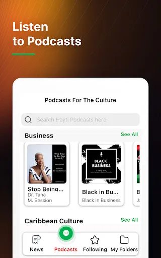Hayti: Black News and Podcasts screenshot