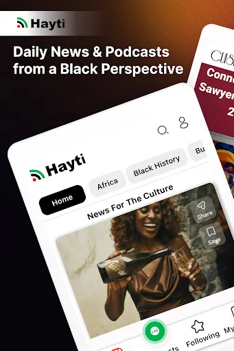 Hayti: Black News and Podcasts screenshot