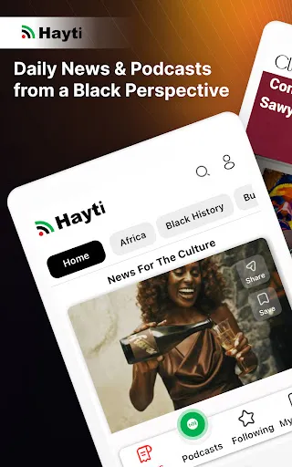 Hayti: Black News and Podcasts screenshot