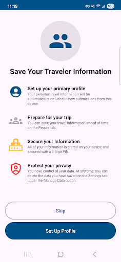 Mobile Passport Control screenshot