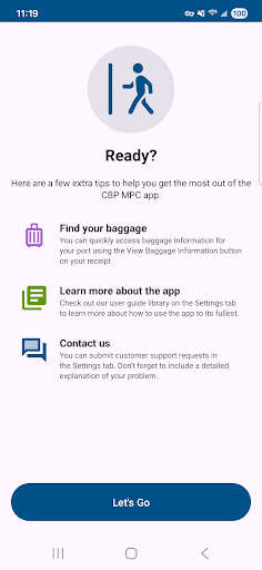 Mobile Passport Control screenshot
