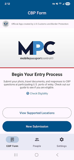 Mobile Passport Control screenshot