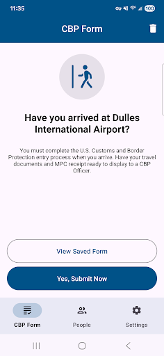 Mobile Passport Control screenshot