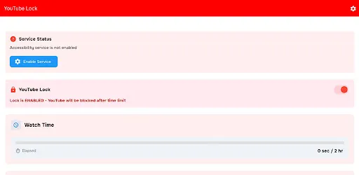 YouTube Lock - Parent Control screenshot