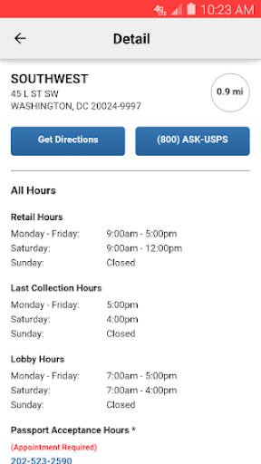 USPS MOBILE® screenshot