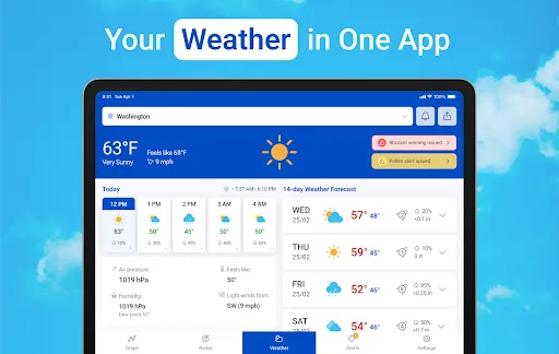 Weather & Rain Radar Forecast screenshot
