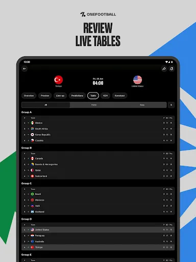 OneFootball Live Soccer scores screenshot