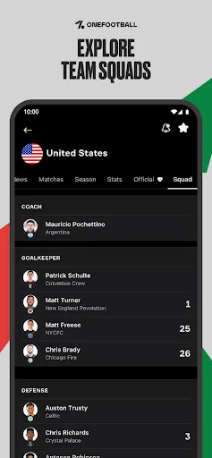 OneFootball Live Soccer scores screenshot