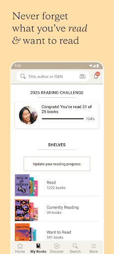 Goodreads: Book Tracker & More screenshot