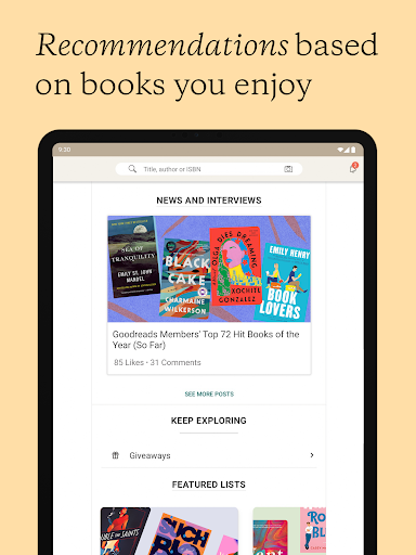 Goodreads: Book Tracker & More screenshot