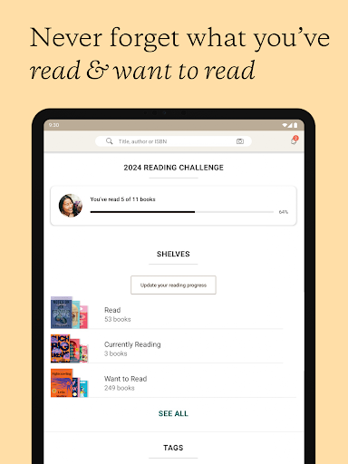 Goodreads: Book Tracker & More screenshot