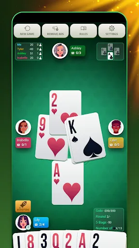 Spades Offline - Card Game screenshot
