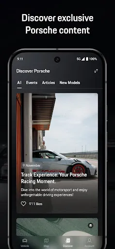 My Porsche screenshot