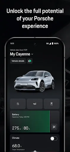 My Porsche screenshot