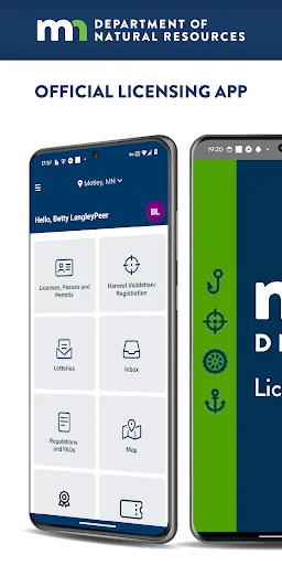MN DNR Licensing screenshot